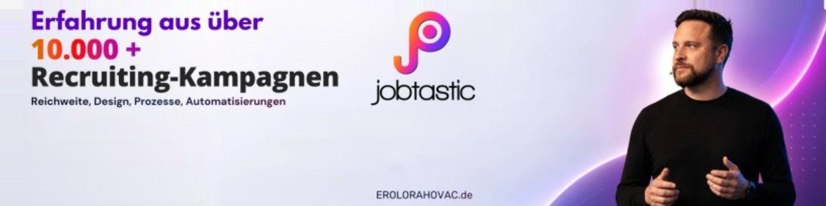 LinkedIn-Titelbild: Erfahrung aus über 10.000 Recruiting-Kampagnen